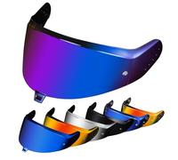 PSLER Visière de Casque pour shark skwal i3 ridill 2 d-skwal 3 Visière Teintée Casque de Moto Accessoires de Remplacement(Arc-En-Ciel)
