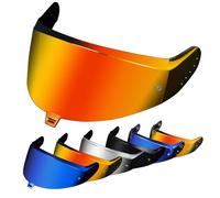 PSLER Visière de Casque pour shark skwal i3 ridill 2 d-skwal 3 Visière Teintée Casque de Moto Accessoires de Remplacement(Rouge Doré Profond)
