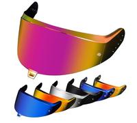 PSLER Visière de Casque pour shark skwal i3 ridill 2 d-skwal 3 Visière Teintée Casque de Moto Accessoires de Remplacement(Rose Rouge Profond)