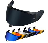 PSLER Visière de Casque pour shark skwal i3 ridill 2 d-skwal 3 Visière Teintée Casque de Moto Accessoires de Remplacement(Noir Foncé)