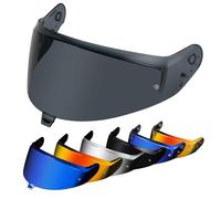 PSLER Visière de Casque pour shark skwal i3 ridill 2 d-skwal 3 Visière Teintée Casque de Moto Accessoires de Remplacement(Noir Clair)