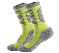 PSNKLMM 2Paris - Chaussettes de Ski for Femmes, Tube Central, Absorbant la Sueur, Chaud, épais, Bas Serviette, Sports Plein air, Alpinisme, randonnée, Escalade(Green,Women L (EU 39-42))