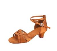 PSNKLMM Chaussures de Danse Latine à Talons Bas for Enfants, Vente en Gros, for Filles(Multi,30)