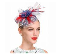 PSNKLMM Coiffe De Mariée En Plumes For Bal Fin D'année, Épingle À Cheveux Fil Filet, Fleur, Petit Chapeau Exquis For Femmes, Fascinateur For Fille Pour Mariages, FêTes, FêTe D'Anniversaire(K)