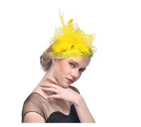 PSNKLMM Coiffe De Mariée En Plumes For Bal Fin D'année, Épingle À Cheveux Fil Filet, Fleur, Petit Chapeau Exquis For Femmes, Fascinateur For Fille Pour Mariages, FêTes, FêTe D'Anniversaire(H)