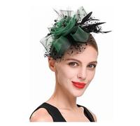 PSNKLMM Coiffe De Mariée En Plumes For Bal Fin D'année, Épingle À Cheveux Fil Filet, Fleur, Petit Chapeau Exquis For Femmes, Fascinateur For Fille Pour Mariages, FêTes, FêTe D'Anniversaire(I)