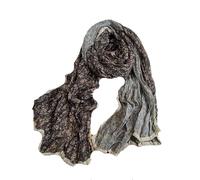 PSNKLMM Écharpe florale polyvalente en coton et lin for femme, châle fin respirant, collection automne-hiver