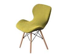 PSNKLMM Housse de Chaise en Jacquard, Coque réglable, élastique, for Salle à Manger, Dos Rond, Extensible, for la Maison, Luxe, hôtel, Banquet, Tabouret(Green)
