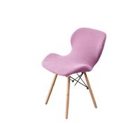 PSNKLMM Housse de Chaise en Jacquard, Coque réglable, élastique, for Salle à Manger, Dos Rond, Extensible, for la Maison, Luxe, hôtel, Banquet, Tabouret(Pink)