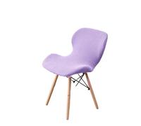 PSNKLMM Housse de Chaise en Jacquard, Coque réglable, élastique, for Salle à Manger, Dos Rond, Extensible, for la Maison, Luxe, hôtel, Banquet, Tabouret(Purple)