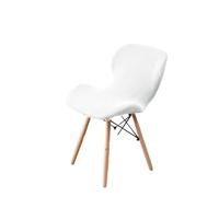 PSNKLMM Housse de Chaise en Jacquard, Coque réglable, élastique, for Salle à Manger, Dos Rond, Extensible, for la Maison, Luxe, hôtel, Banquet, Tabouret(White)