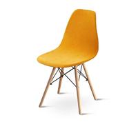 PSNKLMM Housse de Chaise en Velours, Douce et élastique, Amovible, for siège, Tabouret Bar, Banquet(Gold)