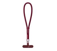 PSNKLMM Lanière de téléphone portable universelle réglable, dragonne courte avec conception autobloquante, sangle en polyester(Wine Red)