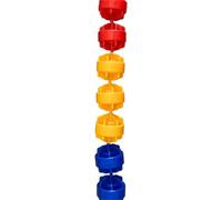 PSNKLMM Lignes De Couloir Piscine Diviseurs d'eau D'hippodrome Dispositifs Flottaison Formes Hexagonales en Spirale(12cm/Meter-Nylon Rope Six Rhombus)