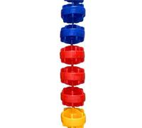 PSNKLMM Lignes De Couloir Piscine Diviseurs d'eau D'hippodrome Dispositifs Flottaison Formes Hexagonales en Spirale(15cm/Meter-Nylon Rope Six Rhombus)