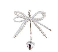 PSNKLMM Lot de 2 breloques for lacets en dentelle et perles avec nœud papillon, pendentif DIY, chaîne, boucle, baskets, accessoires décoratifs for chaussures Pour Chaussures Sneakers Sacs Pantalons