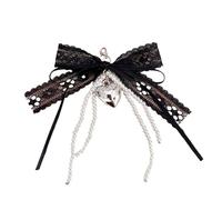 PSNKLMM Lot de 2 breloques for lacets en dentelle et perles avec nœud papillon, pendentif DIY, chaîne, boucle, baskets, accessoires décoratifs for chaussures Pour Chaussures Sneakers Sacs Pantalons