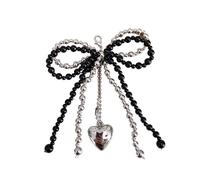 PSNKLMM Lot de 2 breloques for lacets en dentelle et perles avec nœud papillon, pendentif DIY, chaîne, boucle, baskets, accessoires décoratifs for chaussures Pour Chaussures Sneakers Sacs Pantalons