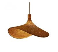 PSNKLMM Lustre tissé en rotin de 50 cm, luminaire suspendu papillon for intérieur Pour Salon Restaurant Chambre à Coucher Couloir