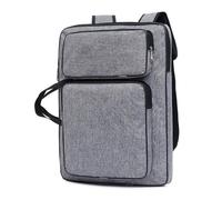 PSNKLMM Sac à Dos de Transport for Artiste, Sacs d'art Polyvalents, Sac étanche for Planche Dessin, Rangement for Peinture, Croquis(Grey)