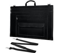 PSNKLMM Sac fourre-Tout en Nylon à bandoulière, 61 x 91 cm, léger et imperméable, for Ranger des Affiches, portfolios d'art(Black 20x26inch)