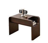 PSNKLMM Tables d'extrémité Modernes d'appoint en Bois Table à thé Basses avec Rangement caché Meubles de Salon Portables(Nut-Brown)