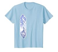 PSO2 New Genesis ARKS Logo (Halfa) T-Shirt, Enfant, Bleu Céleste, 12 Ans