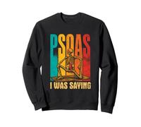 Psoas Musculaire Squelette Anatomie Massage Thérapeute Carrosserie Sweatshirt