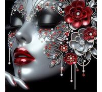 PsraGoor Kit de peinture diamant 5D à faire soi-même avec perceuse partielle en forme spéciale - Décoration pour fille - 40 x 40 cm