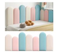 PSRONYAOG Rembourrage mural anti-collision 3D pour enfants, tête de lit à décoller et coller, panneaux muraux décoratifs pour maison, chambre d'enfant, tatouage, 3 cm d'épaisseur, coussin mural