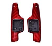 PSRRGZTM Compatible avec Chevrolet pour Corvette C8 2020 2021 2022 Extension De Palettes De Changement De Vitesse pour Volant De Voiture Changement Vitesse Volant(Carbon Red)