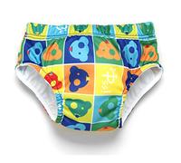 Pss! - Couche de Bain pour Bébé - Modèle Koala - Pour Bébés de 3 à 8 kg - Taille S - Unisexe - Design Multicolore - Absorbante et Réutilisable - Imperméable et Confortable - 1 Unité