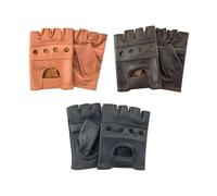 PSS Mitaines Gants sans Demi Doigts Musculation Fitness Gants Conduite Vélo Cyclisme Homme Femme Coussin Paume sans Doublure Été Toute Saison, Ref. 501, Noir Taille L