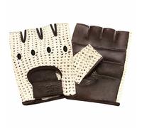 PSS Véritable Cuir Vachette Mitaines Maille Filet Conduite de Bus Cyclisme Gant
