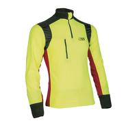 PSS X-Treme Polar Micro-Fleece Shirt manches longues Rouge / jaune L