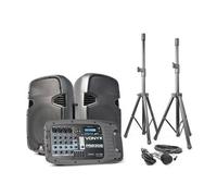 PSS302 Sono Portable 10 SD/USB/MP3/BT avec Pieds