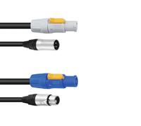 PSSO Câble combiné DMX PowerCon/XLR 5m