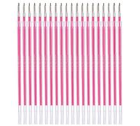 Pssopp 100 pcs Rouge Stylos Effaçables À La Chaleur Recharge Tissu Haute Température Disparaissant Stylos Recharge Tissu Marqueur Stylo Ensemble pour Tissu Quilting Couture Couture