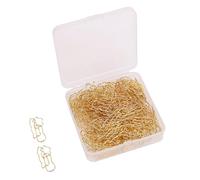 Pssopp 100 Pièces Trombones en Forme de Chat, Mini Pinces à Signets en Métal Trombones Décoratifs Mignons avec un Design Charmant pour L'organisation de Cartes D'enveloppe de Journal de