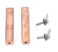 Pssopp 2 Ensembles d'électrodes de Rechange en Cuivre, Pièces de Rechange pour Piscine et Spa Anode en Cuivre pour Ioniseur de Piscine Faible Consommation d'énergie Propreté de l'eau pour Diverses