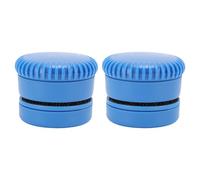 Pssopp 2 Pcs Nettoyant en Verre, Compact Facile à L'aide D'aquarium Algaes Déménagement Brosse de Nettoyant Magnétique pour L'outil de Nettoyage D'aquarium