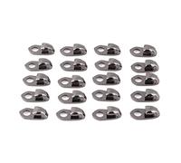 Pssopp 20pcs Hooks Boot Hooks en Dentelle, Idéal pour l'escalade, l'artisanat de Bricolage, les Sacs à Main