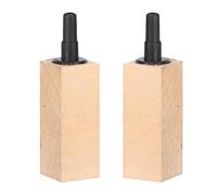 Pssopp 2pcs / Set Naturel en Bois Bulle d'air Pierre Diffuseur Pompe À Air Accessoires Air Pierre De Cylindre Fine Bulles pour Aquarium Fish Tank(S)