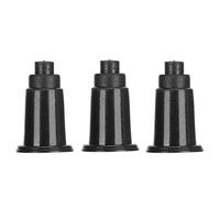 Pssopp 30 Pièces Supports de Plaque de Filtre D'aquarium Réglables Supports de Hauteur en Plastique pour Accessoires de Panneau de Grille de Filtration de Fond D'aquarium Blanc (Black)
