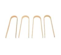 Pssopp 36 Pièces Pinces de Service Bambusoideae, Pinces à Grille-pain Jetables Grands Ustensiles de Cuisine pour Grille-pain de Buffet Servant de la Charcuterie de Restauration