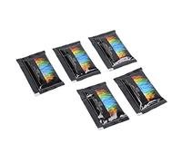 Pssopp 5 Packs de Couleurs de Feu Cosmiques de Poudre de Flamme Vive pour Le Feu Incendie du de 30 à 35 Minutes