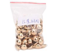 Pssopp 50 Pcs 15 Mm en Alliage de Zinc en Forme de Champignon Rivets Clous à Tête de Champignon Clous à Tête de pour Sacs en Cuir Sacs à Main Chapeaux Accessoires de (or 15 mm)