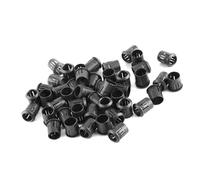 Pssopp 50Pcs Support de Lampe LED Ensemble de Supports de Clip LED en Nylon Noir 3mm 5mm 8mm 10mm pour Installation de Circuit imprimé avec 4 Tailles Ajustement Précis Montage Organisé pour (10mm)