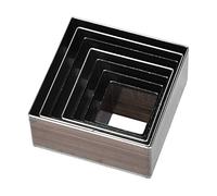 Pssopp 7pcs 20-50mm en Cuir Artisanat Bricolage Coupe Moule Die Outil, à Grande Vitesse Poinçon en Acier Outil Coupe Moule Ensemble pour Bracelets de Montres à la Main Ceintures