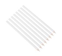 Pssopp 8PCS Crayons de Tissu Blancs, Outils de Marquage et de Traçage Crayons de Marquage de Couture de Tissu avec Capuchons de Protection pour Couture Quilting Artisanat 8PCS de Blancs, 7 Pouces